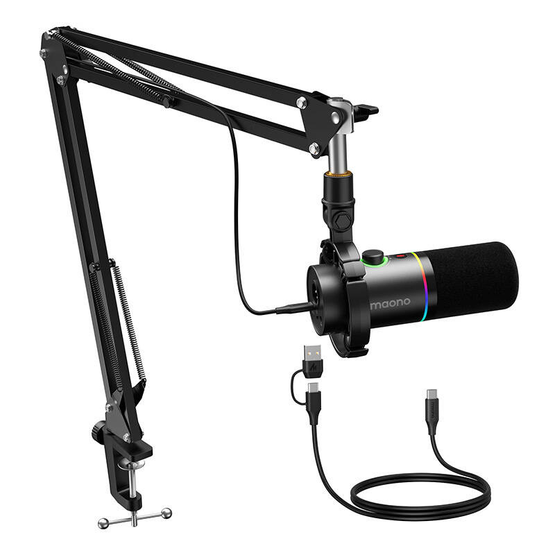Microfono dinamico Maono PD200XS, nero