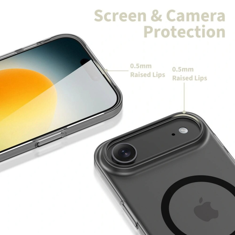 Custodia Tech-Protect Magslim MagSafe per Apple iPhone Air, nero opaco