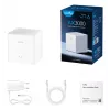 Sistema mesh CUDY M3000S AX3000 Wi-Fi 6, confezione da 1
