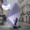 Custodia Tech-Protect Flexair Hybrid per Samsung Galaxy S25, trasparente