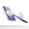 Custodia Tech-Protect Flexair Hybrid MagSafe per Samsung Galaxy S25, trasparente