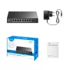 Switch light managed CUDY HS108ES1 a 8 porte 2.5G con SFP+ 10G