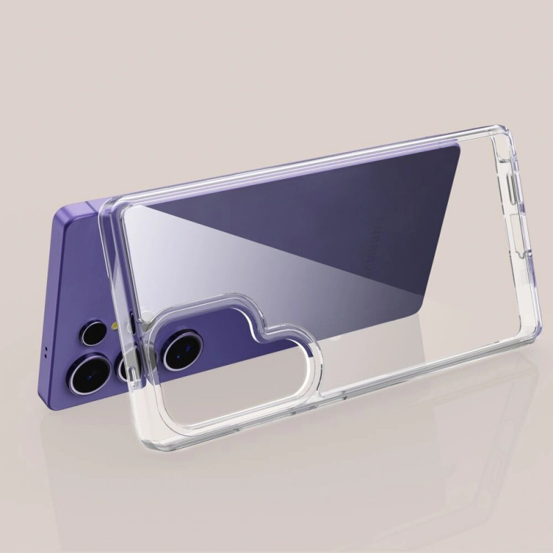 Custodia Tech-Protect Flexair Hybrid per Samsung Galaxy S25 Ultra, trasparente