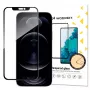 Vetro temperato Full Glue Super Tough Wozinsky con cornice compatibile con cover per iPhone 14 Plus / 13 Pro Max, nero