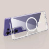 Custodia Tech-Protect Flexair Hybrid MagSafe per Samsung Galaxy S25 Ultra, trasparente