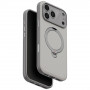 Custodia UNIQ Elix per Apple iPhone 18 Pro Max / 17 Pro Max, kickstand rotante a 360°, grigio chiaro