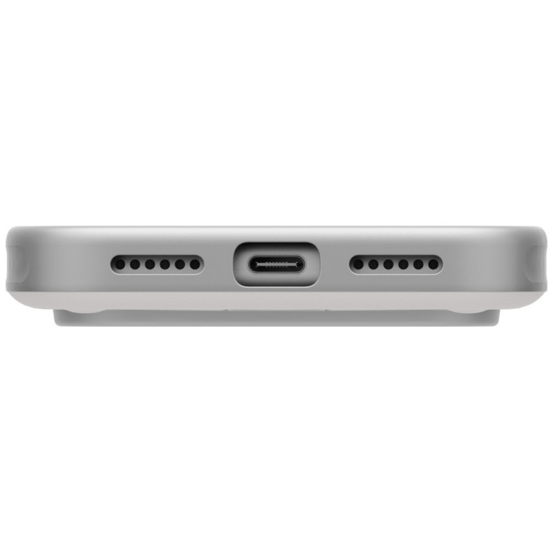 Custodia UNIQ Elix per Apple iPhone 18 Pro Max / 17 Pro Max, kickstand rotante a 360°, grigio chiaro