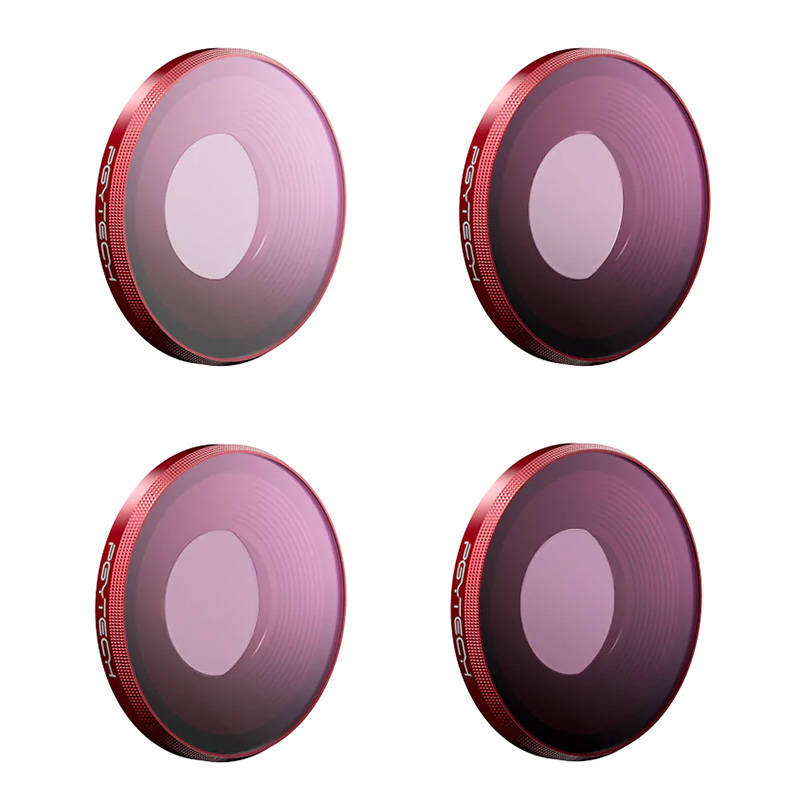 Set di filtri ND PGYTECH P-32C-012 (ND8, ND16, ND32, ND64) per DJI Osmo Action 3
