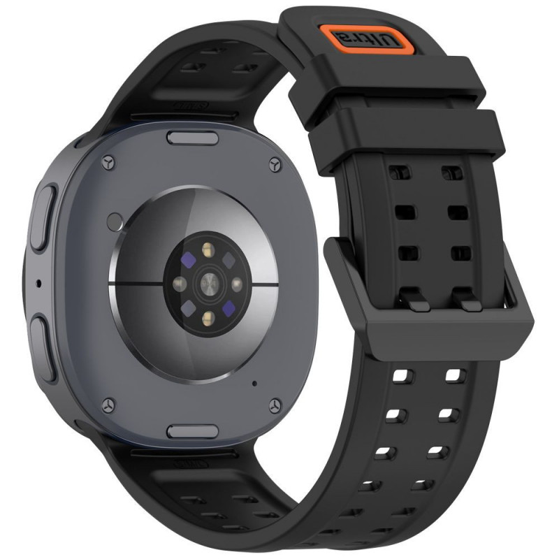 Cinturino in silicone Tech-Protect Silicone Air per Samsung Galaxy Watch 8 / 9 / Classic 40 / 44 / 46 mm, nero