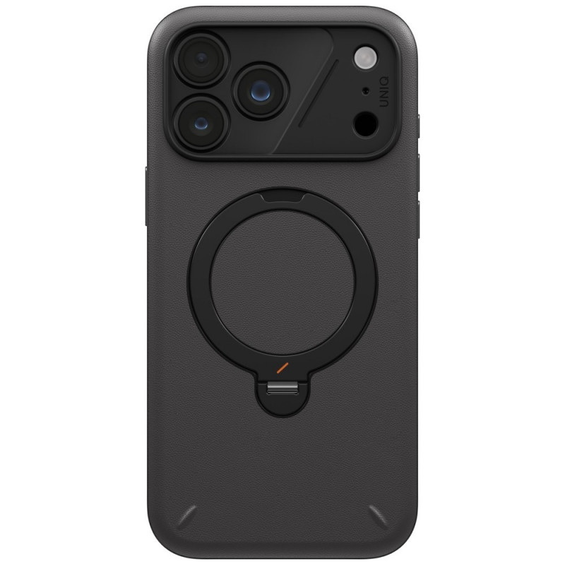 Custodia UNIQ Elix per Apple iPhone 18 Pro Max / 17 Pro Max, kickstand rotante a 360°, grigia
