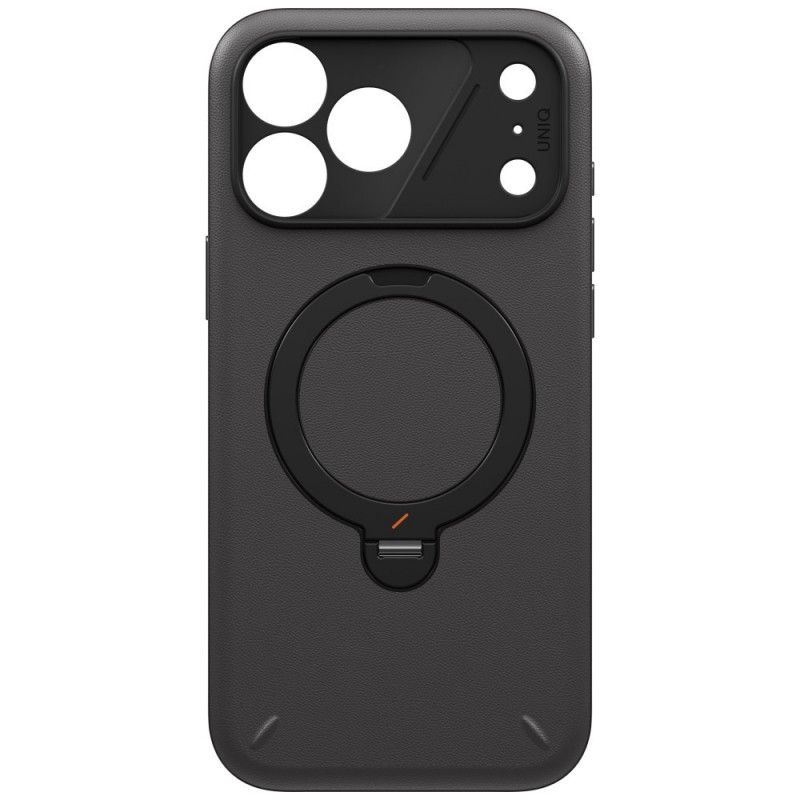 Custodia UNIQ Elix per Apple iPhone 18 Pro Max / 17 Pro Max, kickstand rotante a 360°, grigia