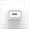 Caricabatterie da parete USAMS CC326 T69 USB-A, 10,5 W, 2,1 A, bianco