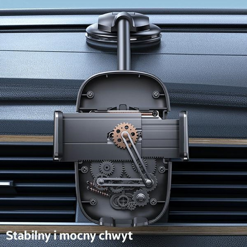 Supporto auto da cruscotto USAMS US-ZJ065 con ventosa, nero (ZJ065ZJ01)