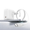 Caricabatterie da parete USAMS CC339 T76 45W GaN USB-C con cavo SJ711 USB-C a USB-C (1 m), bianco