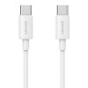 Caricabatterie da parete USAMS CC339 T76 45W GaN USB-C con cavo SJ711 USB-C a USB-C (1 m), bianco