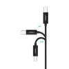 Cavo stampante Ugreen US241 da USB-C 2.0 a USB-B, 1 m, nero