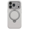 Custodia UNIQ Elix per Apple iPhone 18 Pro / 17 Pro, kickstand rotante a 360°, grigio chiaro