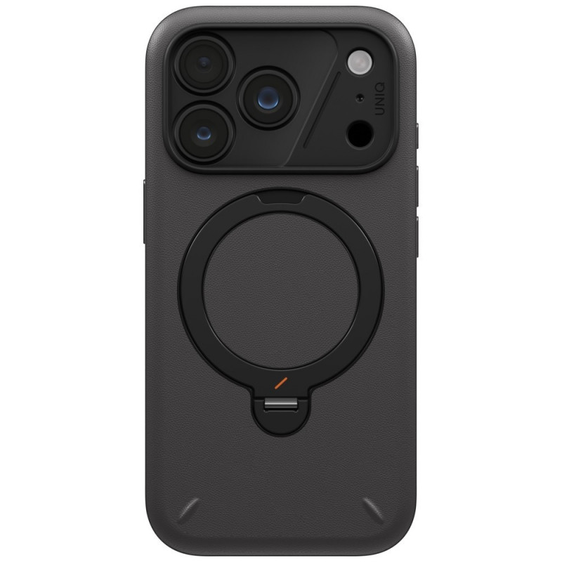Custodia UNIQ Elix per Apple iPhone 18 Pro / 17 Pro, kickstand rotante a 360°, grigia