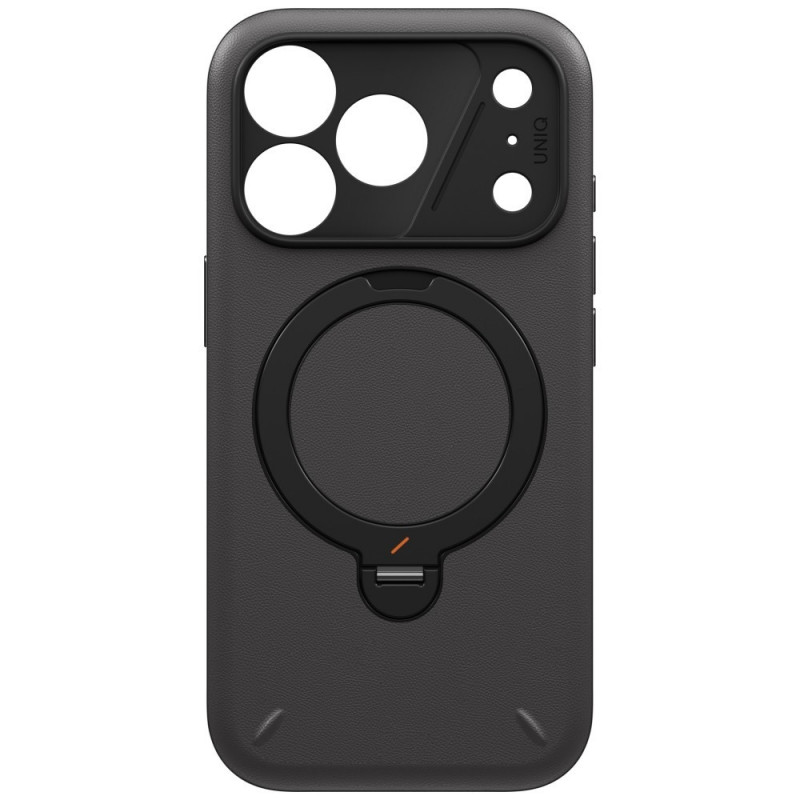 Custodia UNIQ Elix per Apple iPhone 18 Pro / 17 Pro, kickstand rotante a 360°, grigia