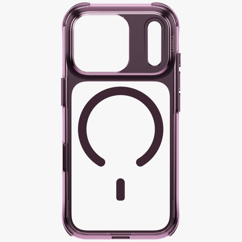 Custodia UNIQ LifePro Xtreme per Apple iPhone 18 Pro / 17 Pro, Magclick Charging, bordeaux