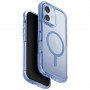 Custodia Combat UNIQ per Apple iPhone 17, ricarica MagClick, blu