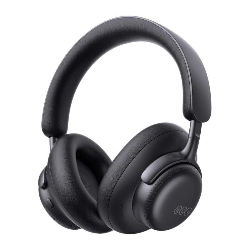 Cuffie over-ear wireless QCY H6 Ultra, ANC adattivo, Bluetooth 6.0, nere