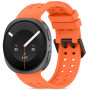 Cinturino in silicone Tech-Protect Silicone Air per Samsung Galaxy Watch 8 / 9 / Classic 40 / 44 / 46 mm, arancione mandarino