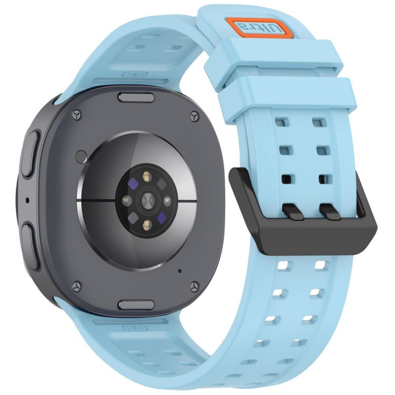Cinturino in silicone Tech-Protect Silicone Air per Samsung Galaxy Watch 8 / 9 / Classic 40 / 44 / 46 mm, azzurro