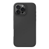 Custodia UNIQ Lino Hue per Apple iPhone 16 Pro, ricarica Magclick, grigio antracite