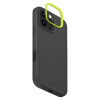 Custodia UNIQ Lino Hue per Apple iPhone 16 Pro, ricarica Magclick, grigio antracite