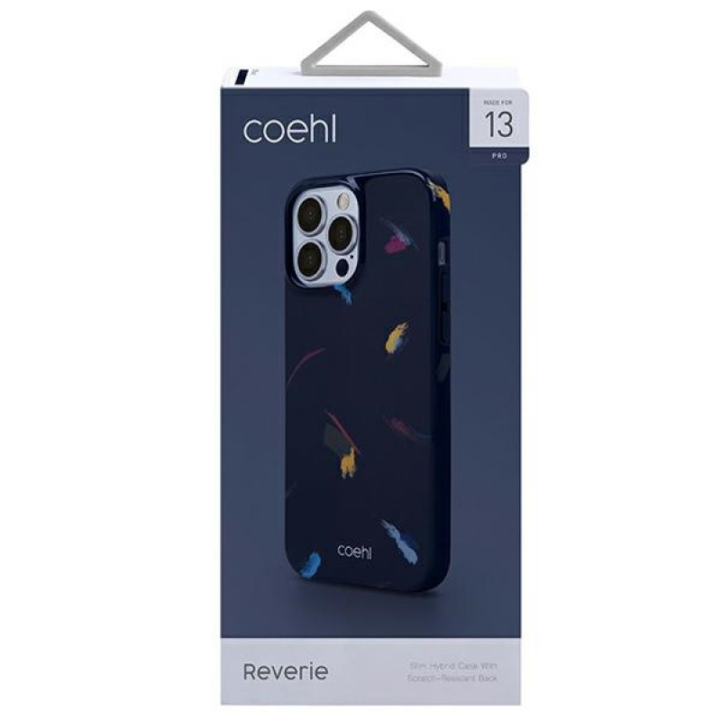 Custodia UNIQ Coehl Reverie per Apple iPhone 13 Pro, blu prussiano