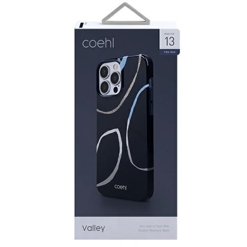 Custodia UNIQ Coehl Valley per Apple iPhone 13 Pro Max, Deep Navy