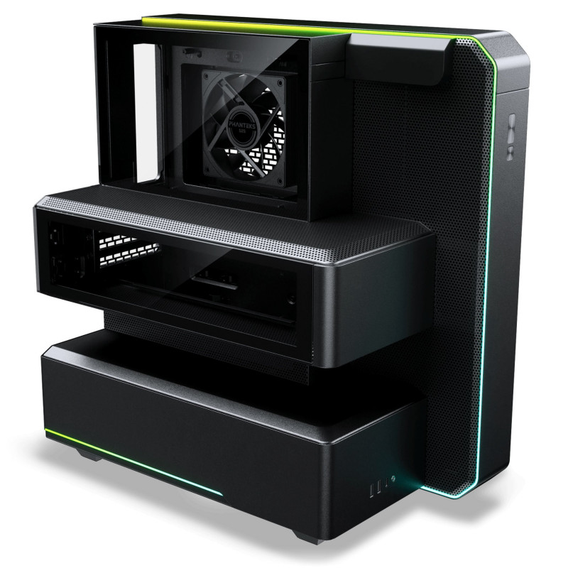 Case per PC Midi Tower Phanteks EX5, ATX, Direct Cooling, nero