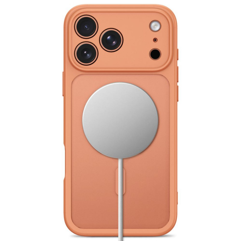 Custodia Tech-Protect BasicMag MagSafe per Apple iPhone 17 Pro Max / 18 Pro Max, arancione cosmico opaco