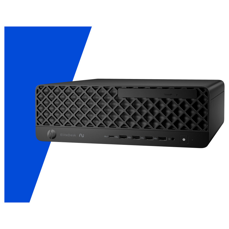 PC desktop HP EliteDesk 8 SFF G2a, AMD Ryzen AI 5 435, 16 GB RAM, 512 GB SSD, Windows 11 Pro, supporto 3 anni