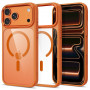 Custodia Tech-Protect Magmat MagSafe CC per Apple iPhone 17 Pro Max / 18 Pro Max, Cosmic Orange / trasparente