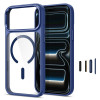 Custodia Tech-Protect Magmat MagSafe CC per Apple iPhone 17 Pro / 18 Pro, Deep Blue / trasparente