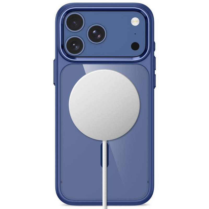 Custodia Tech-Protect Magmat MagSafe CC per Apple iPhone 17 Pro / 18 Pro, Deep Blue / trasparente