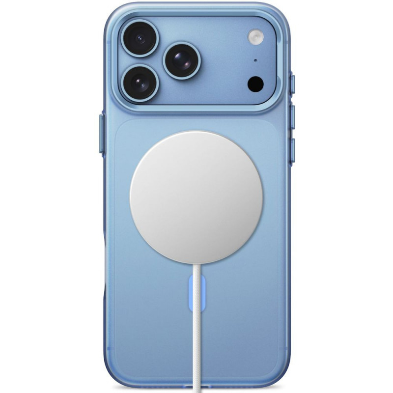 Custodia MagSafe Tech-Protect MagZero per Apple iPhone 17 Pro Max / 18 Pro Max, azzurro opaco