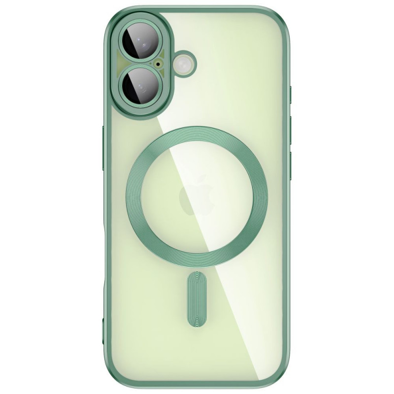 Custodia Tech-Protect MagFlex MagSafe per Apple iPhone 17, verde salvia opaco