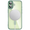 Custodia Tech-Protect MagFlex MagSafe per Apple iPhone 17, verde salvia opaco