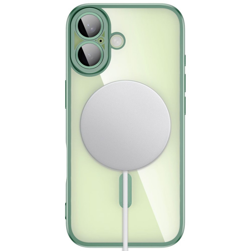 Custodia Tech-Protect MagFlex MagSafe per Apple iPhone 17, verde salvia opaco