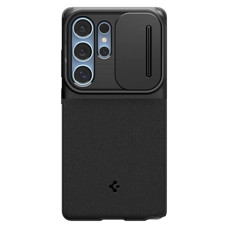 Custodia Spigen Optik Armor per Samsung Galaxy S25 Ultra, nera