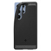 Custodia Spigen Rugged Armor Mag MagSafe per Samsung Galaxy S25 Ultra, nero opaco