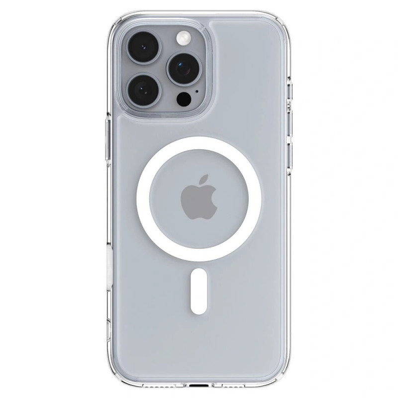 Custodia Spigen Ultra Hybrid T Mag MagSafe per Apple iPhone 16 Pro, bianca