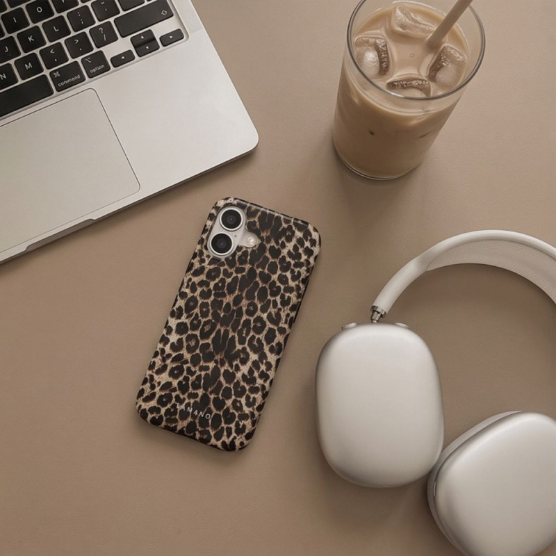 Custodia Tech-Protect Lamano MagSafe per Apple iPhone 17, Exotic Touch, marrone e beige