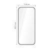 Vetro temperato Tech-Protect Glass Fit+ per Xiaomi Redmi 17 4G / 5G, nero (2 pz) (THP5701)