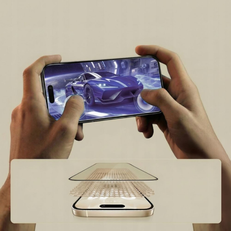 Vetro temperato Tech-Protect Glass Fit+ per Xiaomi Redmi 17 4G / 5G, nero (2 pz) (THP5701)