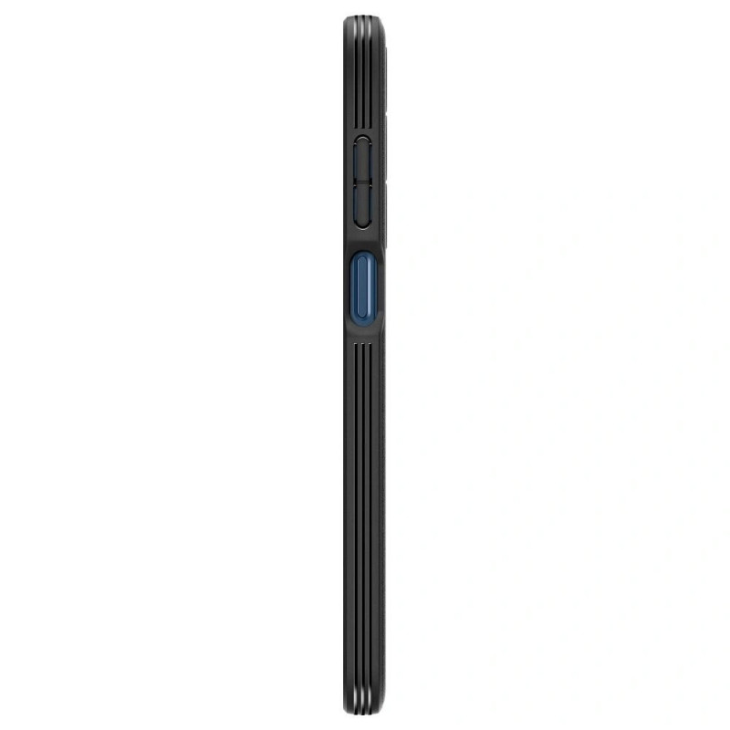 Custodia Spigen Essential SandBlast per Samsung Galaxy M35 5G, nero opaco