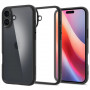 Custodia Ultra Hybrid Spigen per Apple iPhone 16, nero opaco
